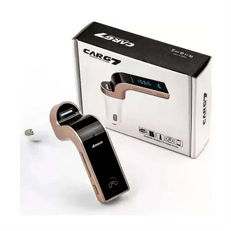 Imagen de Transmisor receptor bluetooth FM para auto 12V